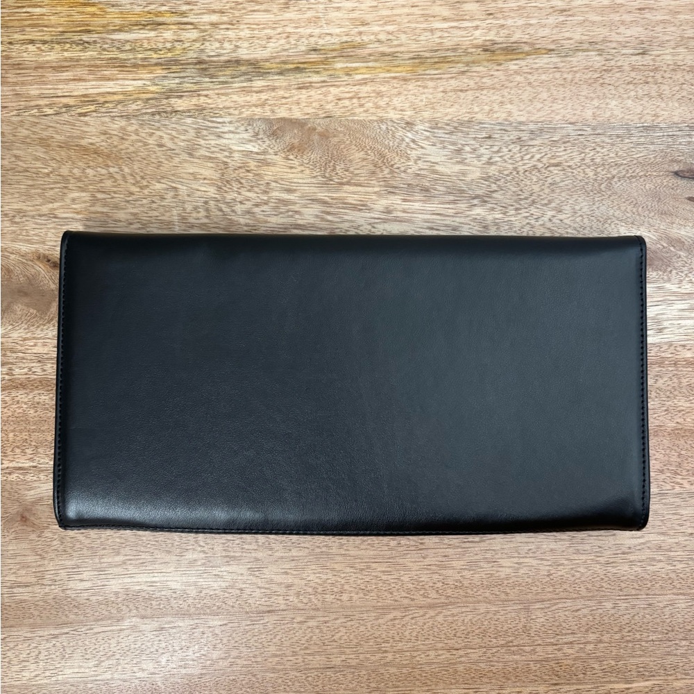 Cuyana Leather Envelope Clutch, Black - Picture 3 of 5